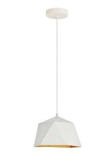 Wrought Studio Mullican 1-Light Inverted Pendant - White (VRKG8455_25228426_25228422)