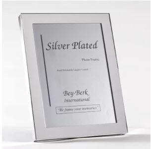 Lot 6  - Bey-Birk Silver plated Picture Frame - SF100-09 - 4" x 6" 