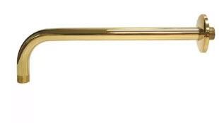 Kingston Brass 12" Rain Drop Shower Arm - Polished Brass - K112A2