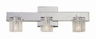 Ivy Bronx Bolan Contemporary 3-Light Vanity Light - Brushed Nickel (IVBX2799)