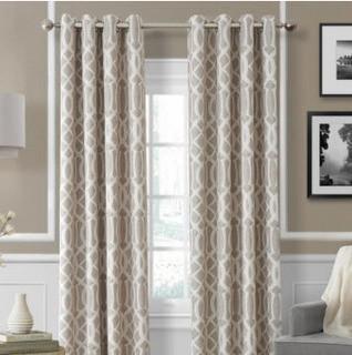 Erlene Home Fashions - Harper - Grommet Panel - 52" x 84" - Linen 