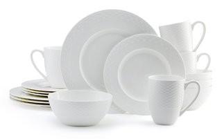 Mikasa Ortley 16 Piece Dinnerware Set - White (MIK1913)