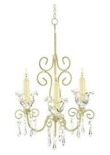 Shabby Elegance Scrollwork Chandelier 38369