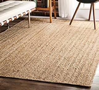 NU Loom - TAJ T03 - 200TAJT03-508 -  Alexa Eco Natural Fiber Braided Reversible Jute Rug - 5' x 8' 