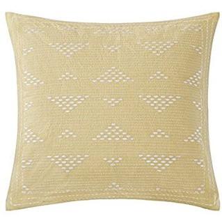 INK+IVY Cario 100% Cotton Throw Pillow - Mustard Yellow (INKY1044_14008393)