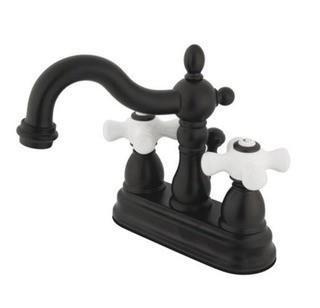 Kingston Brass Bathroom Faucet - KB1605PX - Black Finish 