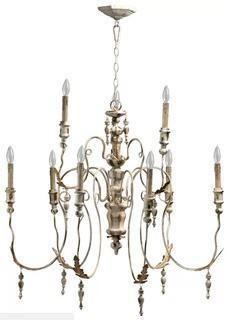 One Allium Way Paladino 9-Light Candle-Style Chandelier - French Umber color(OAWY8501_21308627)