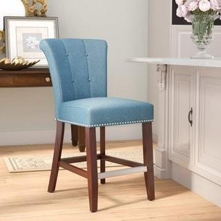 Darby Home Co Olivier 24.5 Bar Stool - Blue(DBYH1145)