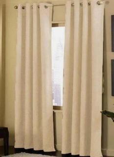 Lot 2 - Alcove Grommet Panel Pairs - 80" x 63" - Cream - 4UB560NIV0010