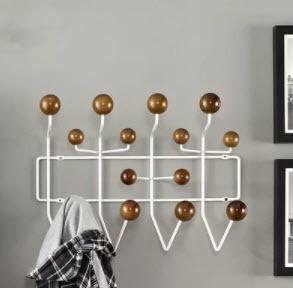 Modway Gumball Wall Mounted Coat Rack - Walnut (FOW3797_19764795)  