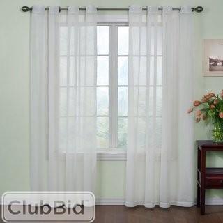 Arm & Hammer Curtain Fresh Odor Neutralizing Voile Grommet Single Curtain Panel - 59" x 84" - Beige (RXJ1000_6892680_10676850)