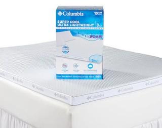 Columbia Super Cool Mattress Pad - Queen 