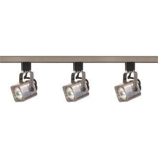 Nuvo Lighting 3-Light Square Track Kit  - Brushed Nickel (OUV2958)