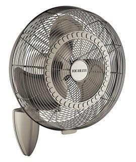 Kichler Pola 18 Oscillating Wall Fan  - 18" - Satin Natural Bronze(KI19103_20544134_20544133)