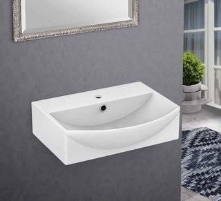 American Imaginations Ceramic Rectangular Vessel Bathroom Sink with Overflow (AMIM8658_22417683)