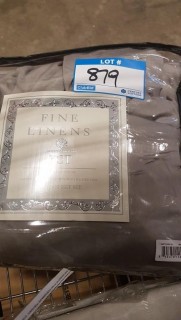 Fine Linens - Queen Sheet set - Grey - 11000PTG-GRY-QN