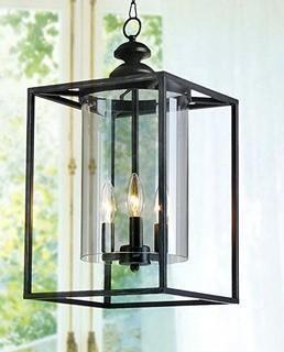 JoJospring La Pedriza 3-Light Foyer Pendant - Blk Bronze (JOJO1037) 