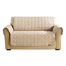 SURE FIT(R) WATER REPELLANT PET SOFA COVER IN TAUPE                                                 