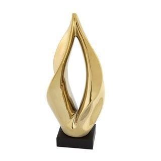 EC World Imports Urban Designs Modern Abstract Swirl Table Sculpture (ECWO1581)