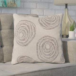 Lot 2 - Mercury Row Maryanne 100% Cotton Throw Pillow  - Teal - Cream (MCRW1597_20523371_20523378)