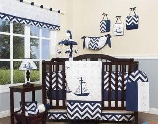 Geenny Explorer Nautical 13 Piece Crib Bedding Set (GNY1230)