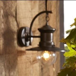 Beachcrest Home Acklins 1-Light Outdoor Barn Light  - Bronze (BCHH6016)