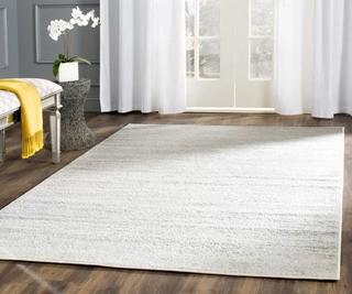 Mercury Row Busick Ivory/Silver Area Rug (MROW8373_19927746) - 3' x 5' 