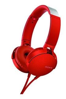 Sony NDR-XB550AP - Headphones - Red 