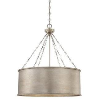 Willa Arlo Interiors Bowe 6-Light Drum Pendant - Silver Petina (WRLO7271_22804285)