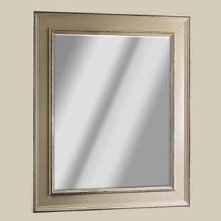 Winston Porter Cresson Rectangle Framed Wall Bathroom/Vanity Mirror - Cream (WNPR6152_22932271)