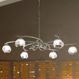 Orren Ellis Barkett 6-Light Sputnik Chandelier  - Polished Chrome (ORNL3726)