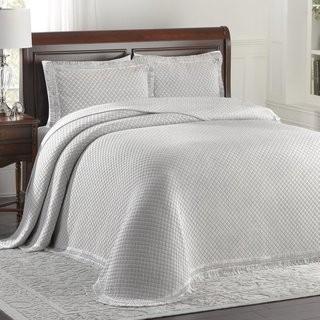 Beachcrest Home Beverly Hills Bedspread - Grey /White - King (SEHO2336_15517735_15517732)