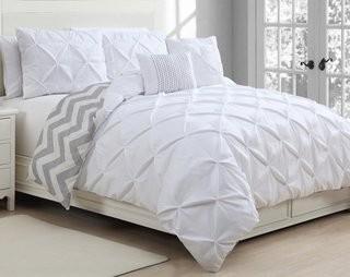 Willa Arlo Interiors Acrion 5 Piece Reversible Duvet Cover Set - Queen - White (WRLO6830_22801182_22801181)