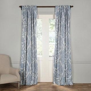 Lot ( 3pcs) Alcott Hill Trafalgar Paisley Blackout Thermal Rod Pocket Single Curtain Panel - 50" x 84" (ACOT1074_20035916)