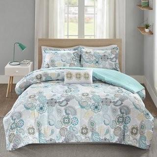 Mistana Aguirre Comforter Set - Blue - Queen (MTNA1278_22248280_22248279)