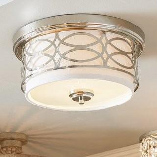 Willa Arlo Interiors Helina 2-Light Flush Mount - Hazel Bronze (WRLO1142_21906548)