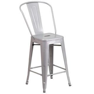 Trent Austin Design Dovercliff 24.25 Bar Stool  - Set of 4 - White (TADN6744_20177005)