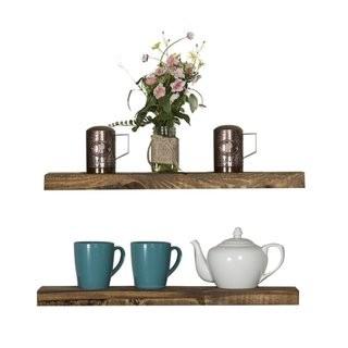 Del Hutson Designs True Floating Shelf - Dk Walnut - 24" (DHUT1022_20111646_20117693)