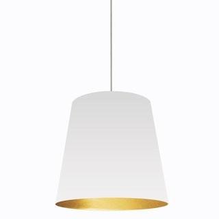 Willa Arlo Interiors Jenkins 1-Light Mini Drum Pendant - white on Gold(WRLO7727_22808821_22808823)