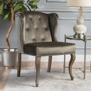 Mercer41 Hollange Wingback Chair - ! Chair Only !!!!! - Grey (MCRF3878_23000347)