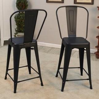 Laurel Foundry Modern Farmhouse Cerisier 24 Bar Stool - Blk (LRFY4525_20001359)