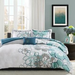 Zipcode Design Aleena Duvet Cover Set - Blue - Queen (ZPCD5469_24113757_24113758)