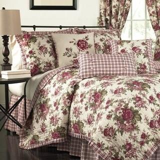 Waverly Norfolk Reversible Quilt Set - Queen - Floral (WVY1895_14978929)