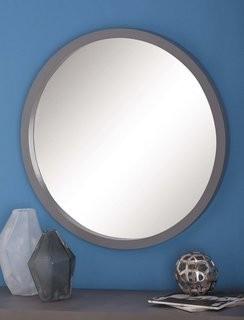 Cole & Grey Wood Round Wall Mirror 32" (CLRB3965_20565150_20565153)