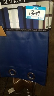 Houston - Blackout Panels - 38" x 84" - Navy - Lot of 2 sets of panesl - (Total 4 panels ) 