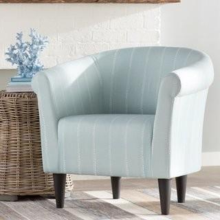 Highland Dunes Ashberry Barrel Chair - Blue (HLDS3705)