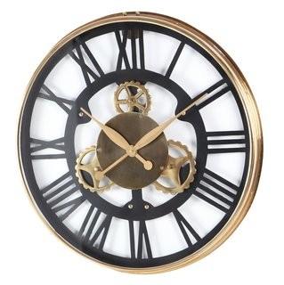 Cole & Grey Oversized Stainless Steel 25 Wall Clock - gold Finish (CLRB3452_20565039)