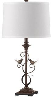 Safavieh Lighting Collection Birdsong Oil-Rubbed Bronze 28-inch Table Lamp (Set of 2)