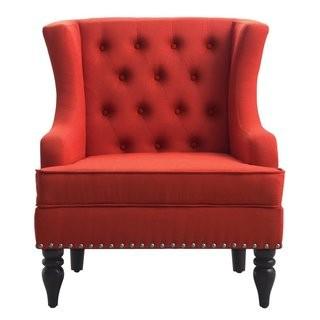 iNSTANT HOME Jewel Wingback Chair - Zuma Orange  (ITHO1043_18301103)