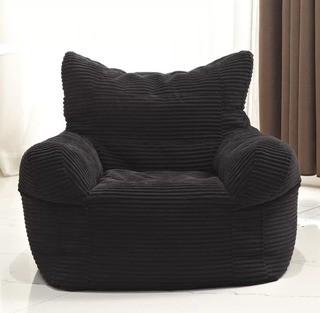 Zipcode Design Bean Bag Chair (ZIPC4819_19390863) - Blk